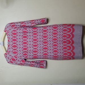 Just Taylor Dress by Taylor Swift Size 4 Fitted Geometric Polyester Spandex